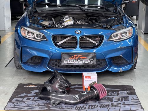 กรณี บริษัท ล่าสุดเกี่ยวกับ BMW M2 3.0T F87 Equipped with EDDY Carbon Fiber Air Intake Box Kit, Performance Upgraded Again