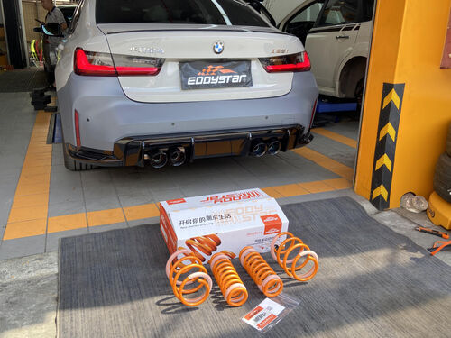 กรณี บริษัท ล่าสุดเกี่ยวกับ BMW 325i Upgraded with High-Performance Short Springs, Unlocking a Trendy & Thrilling Driving Lifestyle