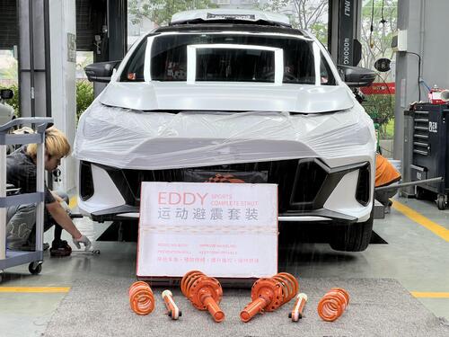 กรณี บริษัท ล่าสุดเกี่ยวกับ 2023 Trumpchi Shadow Leopard 1.5T Upgraded with EDDY Sport Shock Absorber Kit