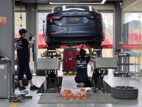 กรณี บริษัท ล่าสุดเกี่ยวกับ Mazda Atenza + EDDY Sport Short Springs｜Super Cool & Comfortable!