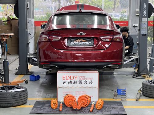 กรณี บริษัท ล่าสุดเกี่ยวกับ 2019 Chevrolet Malibu XL 2.0T | EDDY Sport Shock Absorber Kit Upgrade: Research on Stance and High-Speed Stability Optimization