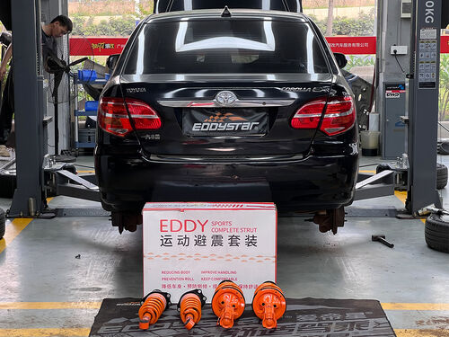 กรณี บริษัท ล่าสุดเกี่ยวกับ 2012 Toyota Corolla 1.8L | EDDY Sport Shock Absorber Kit Upgrade: Stance & Stability Combined