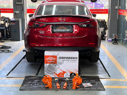 กรณี บริษัท ล่าสุดเกี่ยวกับ EDDY Shock Absorber Case Sharing | Mazda Atenza 2.0L: Dual Upgrade of Stance and Stability