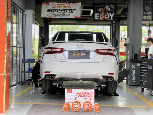 กรณี บริษัท ล่าสุดเกี่ยวกับ 2020 Toyota Camry 2.0L upgraded with EDDY sport lowering springs, balancing handling and comfort