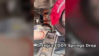 Honda Integra อัพเกรดด้วยสปริงสั้น EDDY Sport
