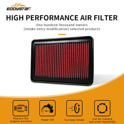 คุณภาพ  Giulia Stelvio High Flow Air Filter Washable Easy Installation Auto Air Filter โรงงาน