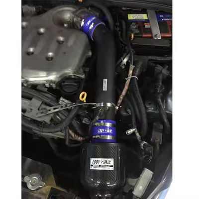 NISSAN 350Z สายไฟเบอร์คาร์บอน ช่องรับอากาศ เพิ่มการไหลของอากาศ ส่วนเครื่องยนต์รถยนต์