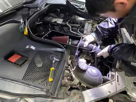 เครื่องกรองอากาศ กล่องอากาศรถยนต์ใยคาร์บอน สําหรับ Mercedes-Benz 1.6 - 2.0 T