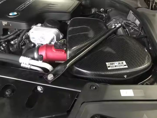 การปรับปรุงการเข้าอากาศ สายคาร์บอนไฟเบอร์ไฮฟลอยสําหรับ BMW 5 ซีรีส์