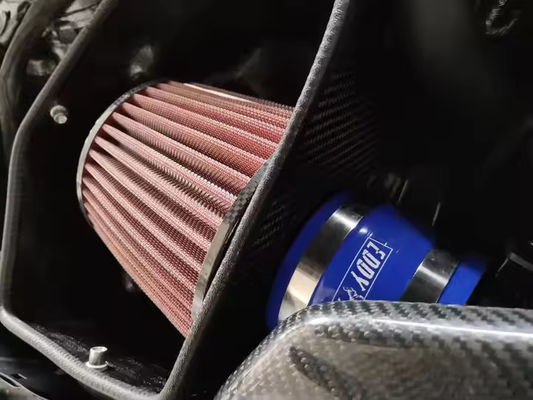 หัวเห็ด สายไฟเบอร์คาร์บอน ช่องรับอากาศ แรงม้าสูง สําหรับ BMW รุ่น 4