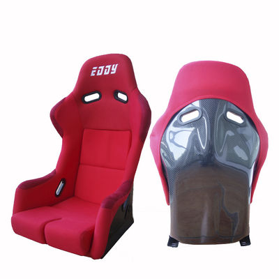 ที่นั่งเครื่องจําลองการแข่งขันไฟเบอร์คาร์บอน การควบคุมอุณหภูมิสีสัน