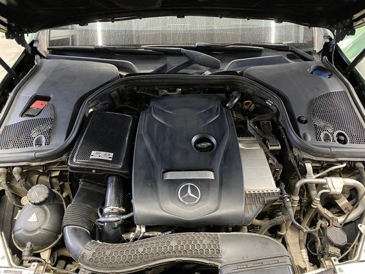 Mercedes Benz W205 สายไฟเบอร์คาร์บอน ช่องรับอากาศ เพิ่มการไหลของอากาศ ส่วนเครื่องยนต์รถยนต์