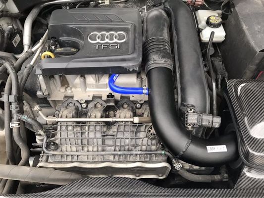 EDDYSTAR อลูมิเนียมประสิทธิภาพสูง สายใยคาร์บอน การรับอากาศประสิทธิภาพสูง สําหรับ Audi A3