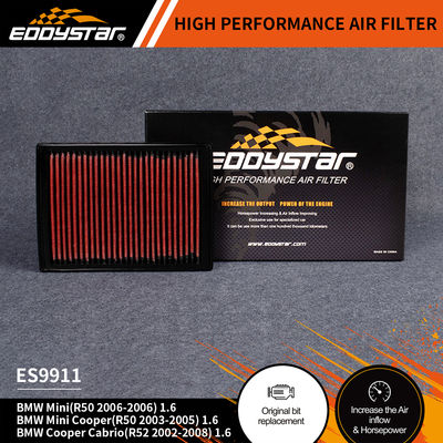 High-filtration efficiency EDDYSTAR air filter car fit for  Mini R50 Mini CooperR50 Cooper CabrioR52 ES9911