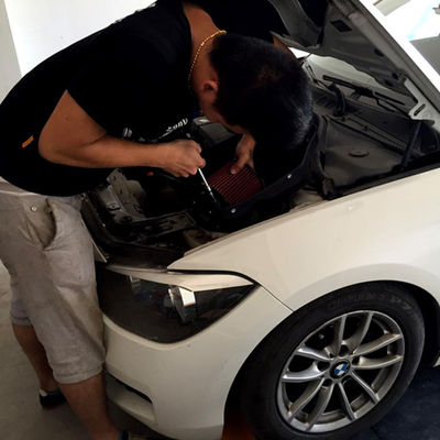 EDDYSTAR เครื่องรับอากาศจากใยคาร์บอนที่มีการออกแบบการไหลสูงสําหรับ BMW 116i 118i 1.6T ((N13)